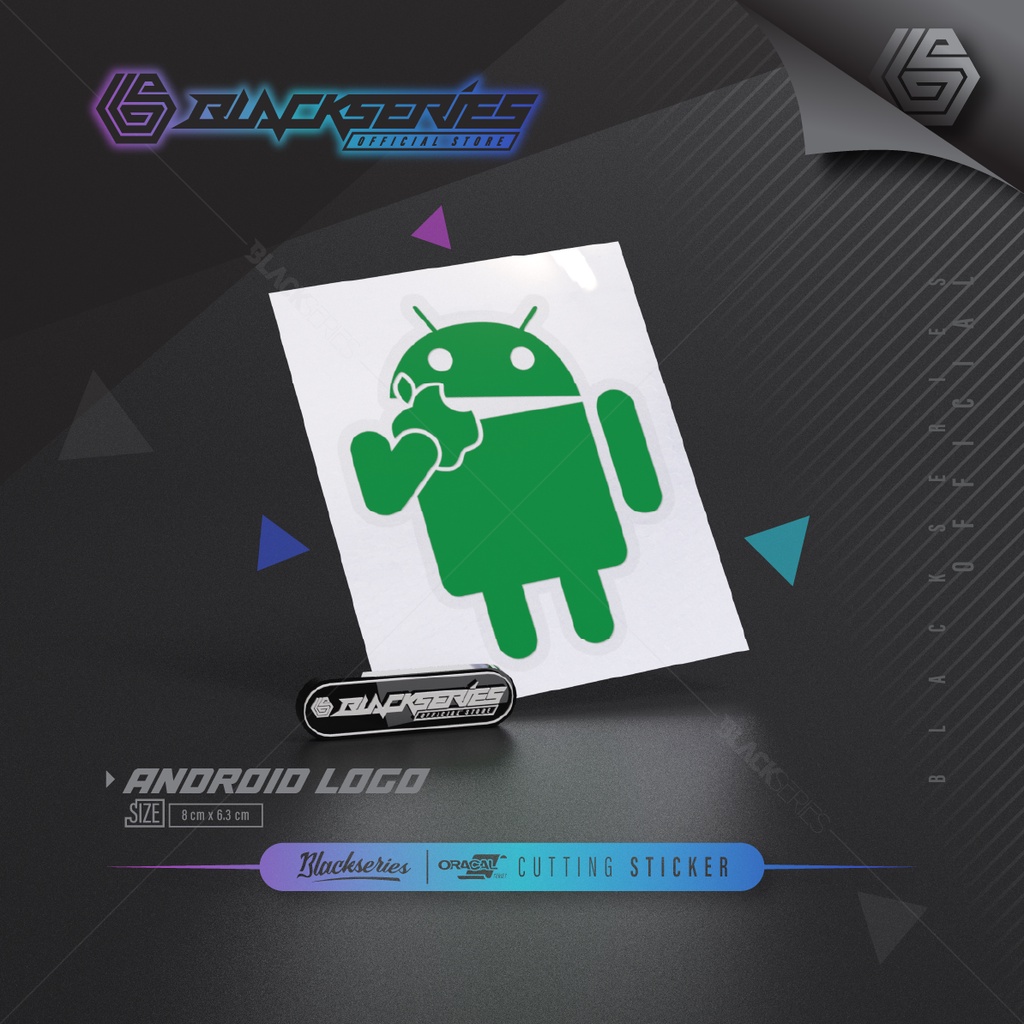 Stiker Android | Cutting Stiker Android | Android logo