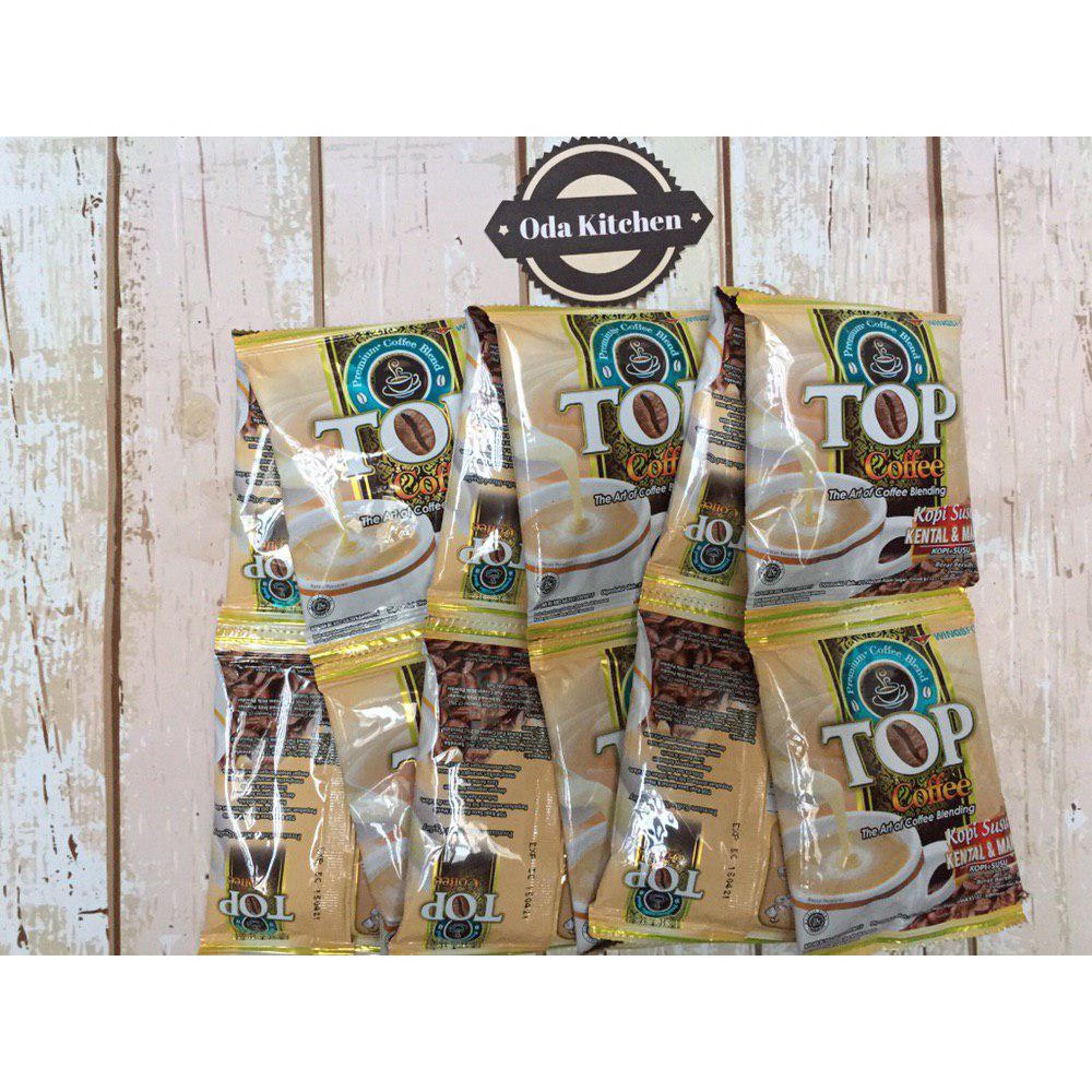 TOP COFFEE KOPI KENTAL MANIS RENCENG 12X30gr