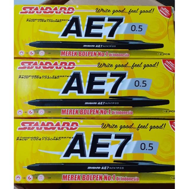 

BOLPOINT STANDART AE7 0.5 1 BOX ISI 12