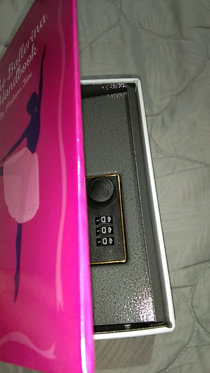 Kotak Brankas Model Buku Sesuai Gambar Pink Ada Password 180 X 115 X 55 Mm Bahan Besi Kotak Rahasia