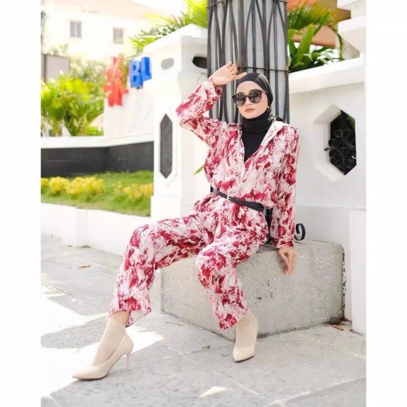 NADINE SET TIE DYE / DAILY OUTFIT TIE DYE / SETELAN TIE DYE / PIYAMA TIE DYE / SET TIE DYE RAYON