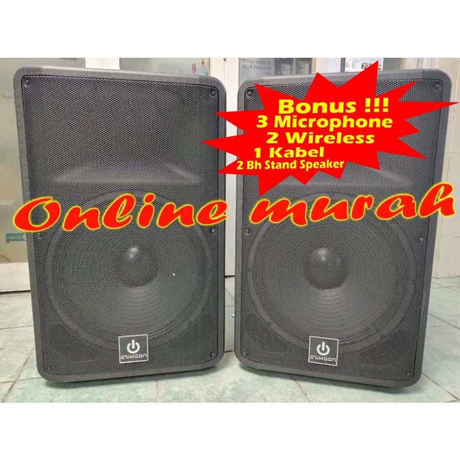 SPEAKER AKTIF PASIF CRIMSON STAGE15 STAGE 15 STAGE CR15 ORIGINAL
