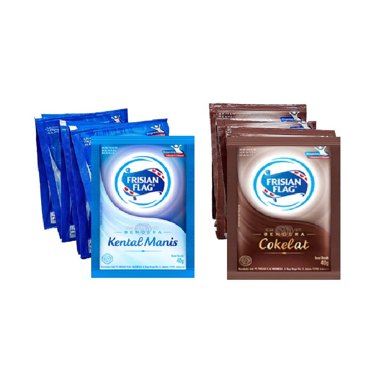 

Frisian Flag Bendera Kental Manis-Coklat 40gr Renceng