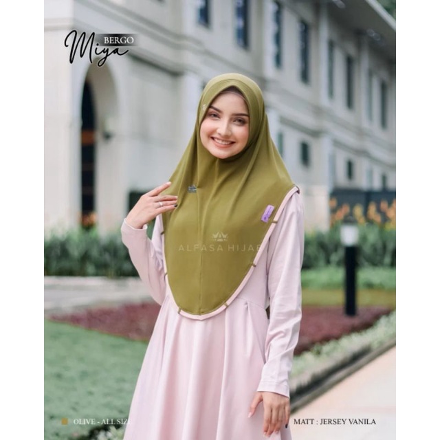 Terbaru, bergo Miya by Alfasa hijab