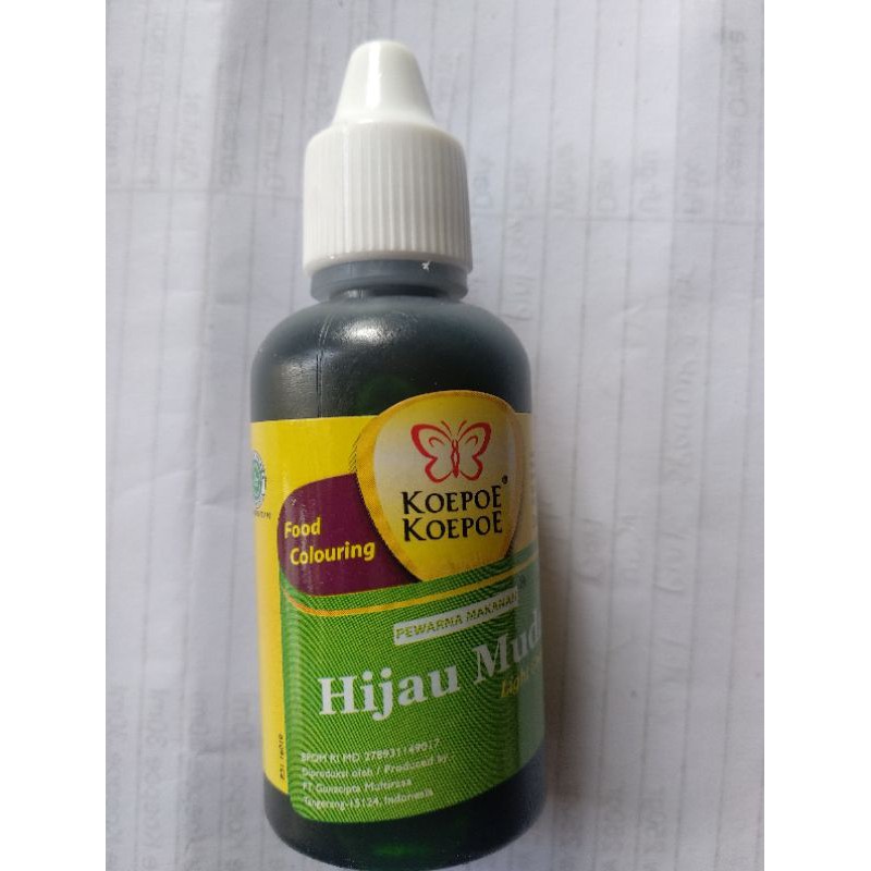 

Pewarna Hijau Muda 30 ml Koepoe