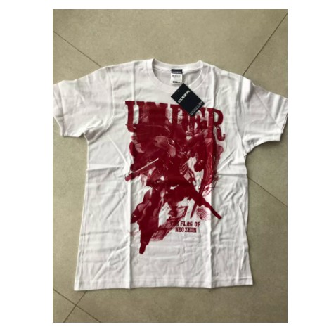 Kaos T-Shirt Cospa Gundam Sinanju Ukuran L ORI Bandai Gunpla