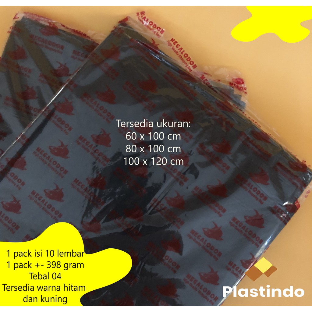 Kantong Plastik Kresek Sampah 60x100 (isi 10 lbr) - Kantong Polybag sampah - Kresek Sampah Besar - T