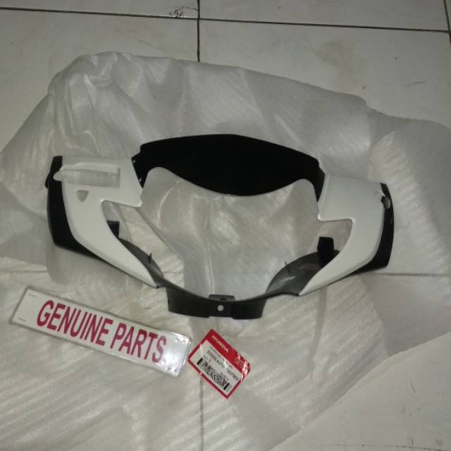 Cover Handel Batok Depan Supra X 125 Fi Batman Putih 53205-KPH-700FMX Ori Ahm