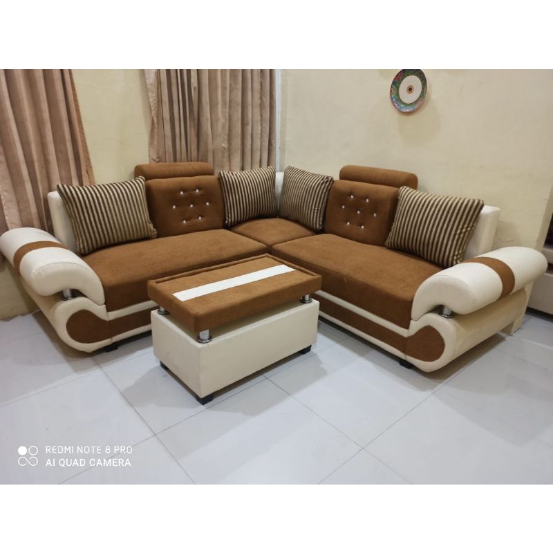Gratis Ongkir Sofa L Sudut Minimalis | Sofa Ruang Tamu | Kursi Tamu murah | Sofa jasmine minimalis