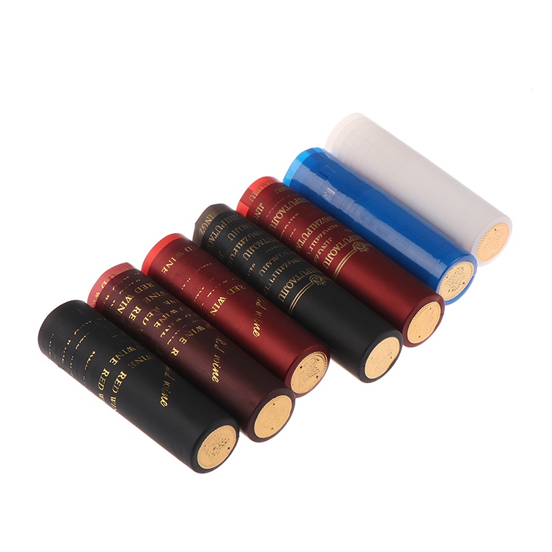 10 Pcs Tutup Botol Wine Bahan PVC Heat Shrink Untuk Bar