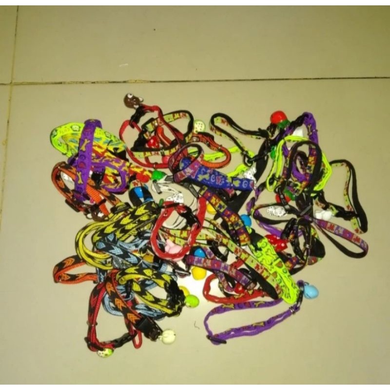 kalung kucing kalung anjing mini motif lonceng