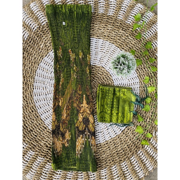 kamen anak plisket + selendang