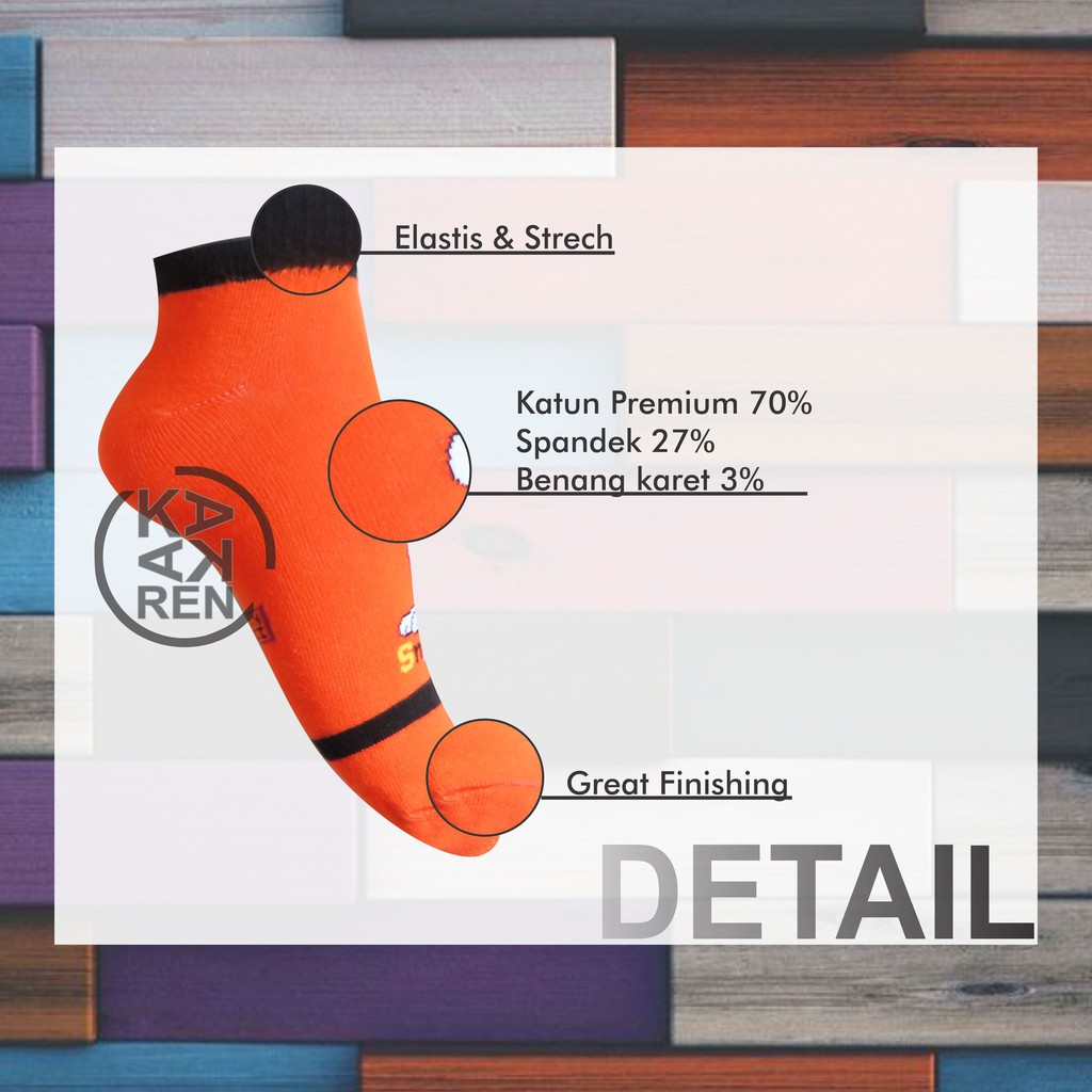 Kakaren Kaos Kaki Ankel Motif