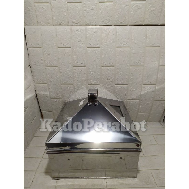 klakat stainless kotak 1S 35 - panci kukus kotak - kukusan dimsum