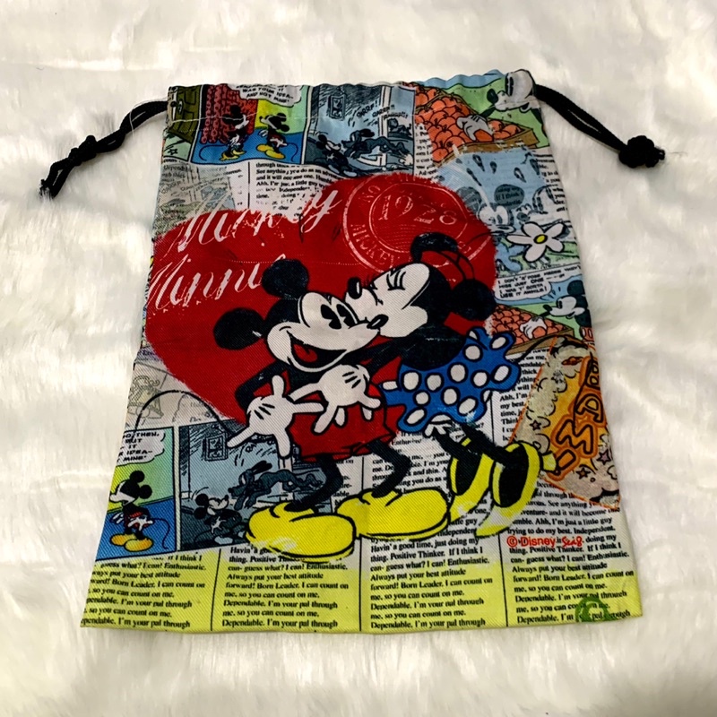tas mickey mouse / tas serut mickey mouse / drawstring bag mickey mouse / pouch mickey mouse