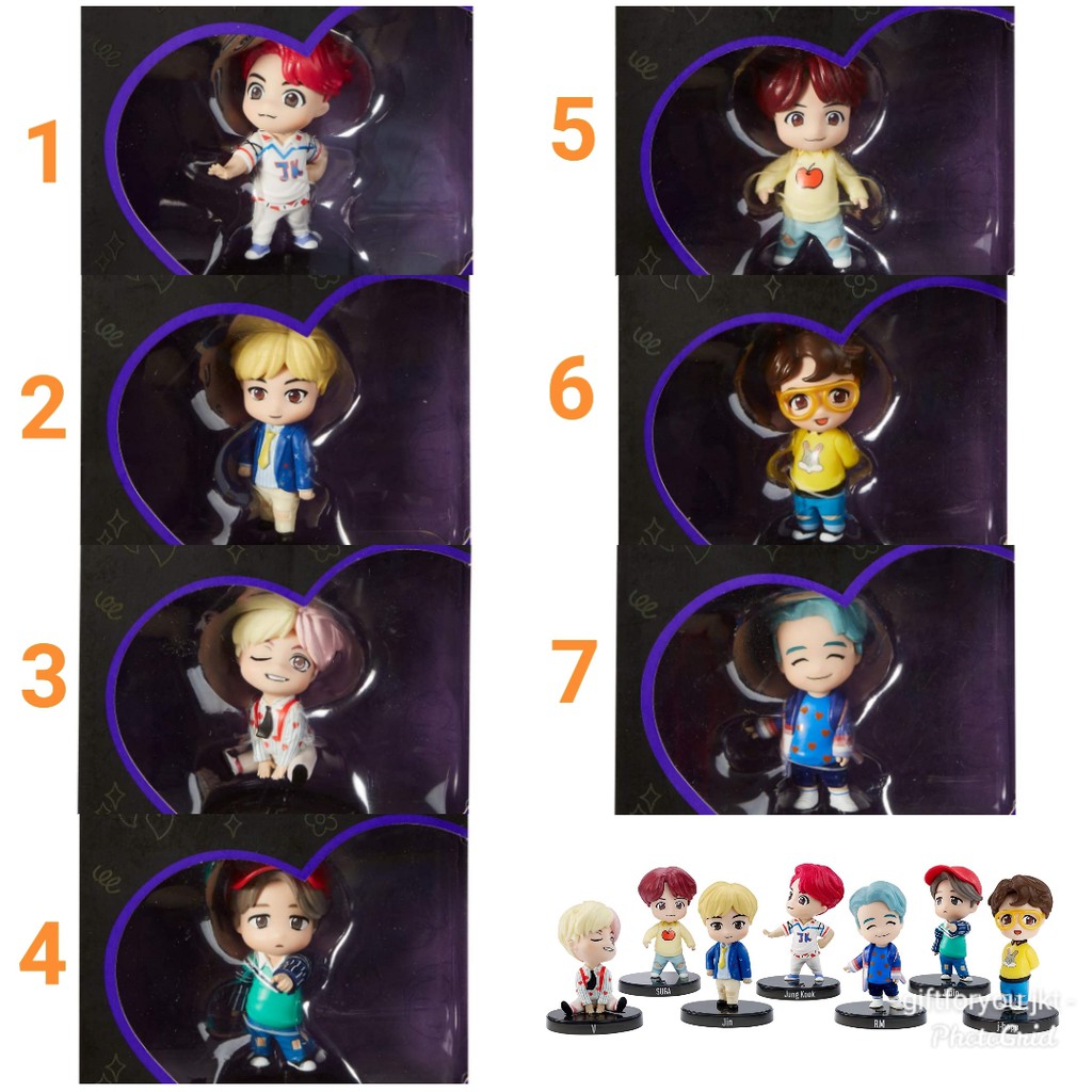 BTS Mini Figure Idol Vinyl Doll Original KPOP Boneka