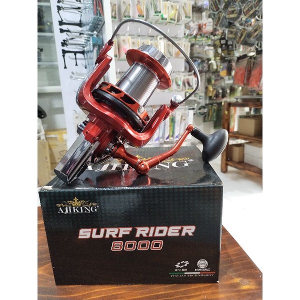 reel Ajiking surf Rider 8000