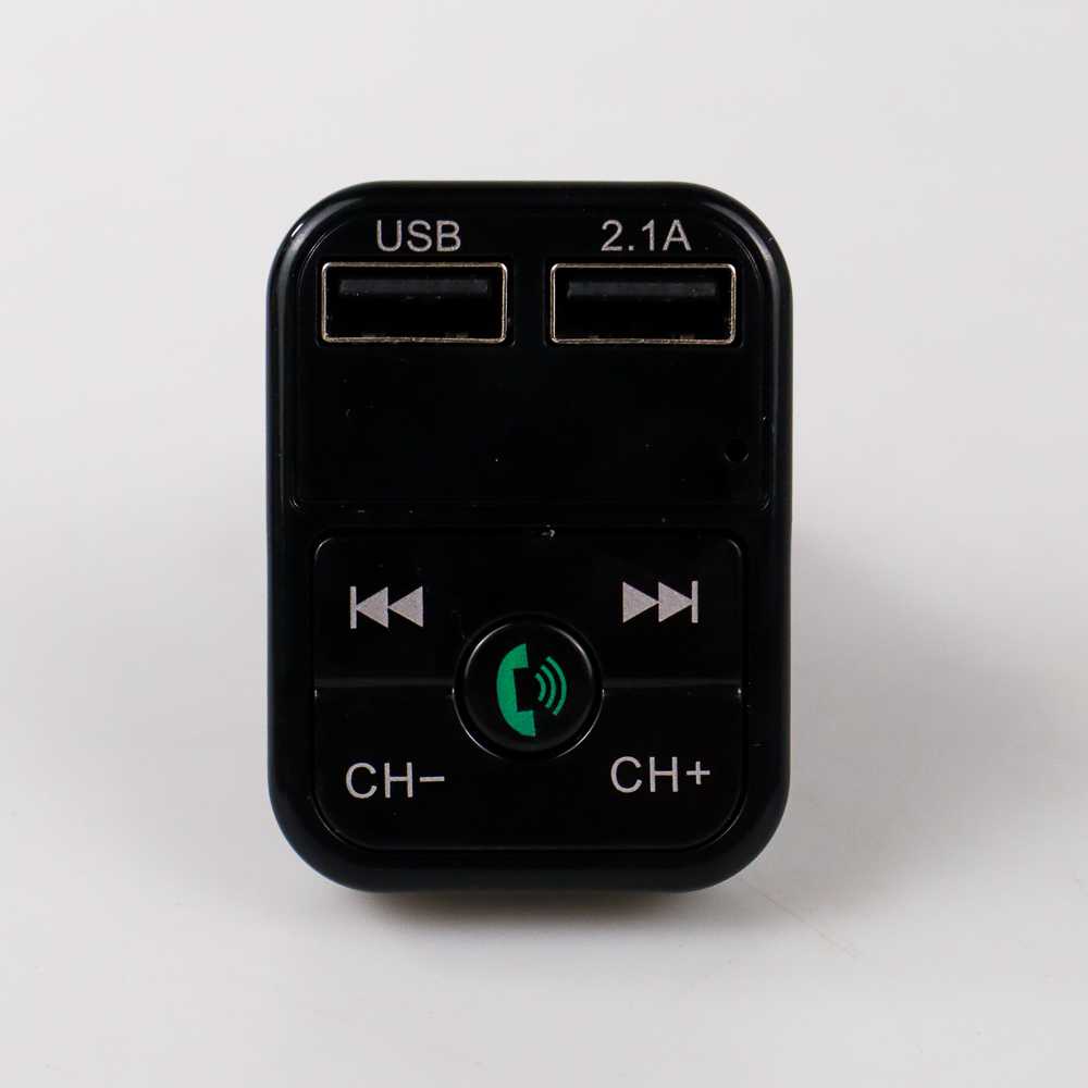 2in1 Smart Car Bluetooth Audio Transmitter USB 2.1A