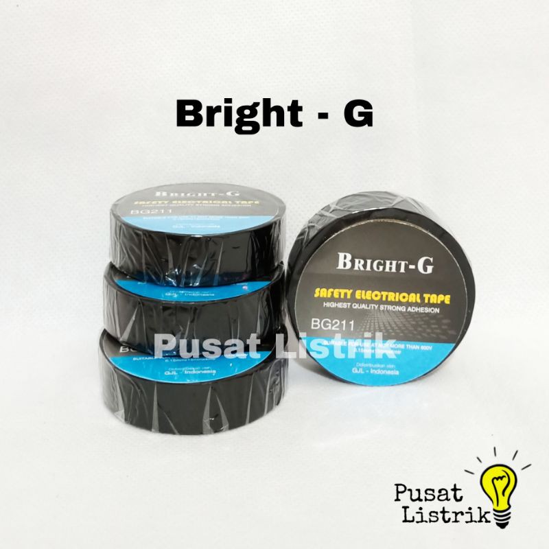 Isolasi Hitam Kecil Bright G Isolasi Kabel Listrik Hitam Kecil BG211