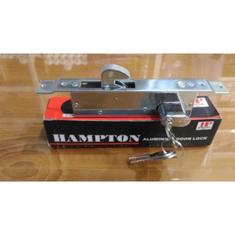 KUNCI PINTU SLIDING / KUNCI PINTU GESER ALUMINIUM Merk HAMPTON TIPE 5423