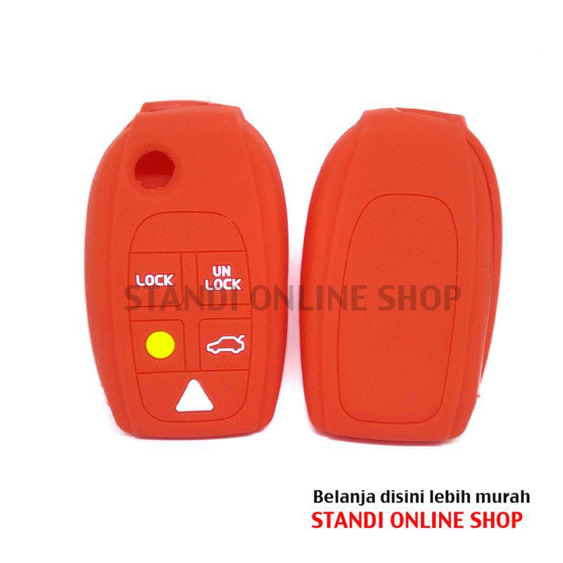 Kondom Kunci Silikon Remote Cover Flipkey Volvo S40 S60 S80 XC90