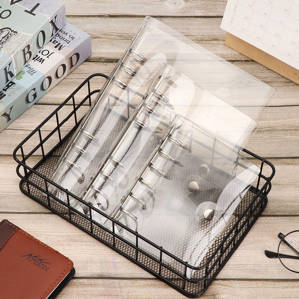 Preva 1Pc Loose Leaf Binder Agenda Plastik Coil Ring PVC Penutup Notebook