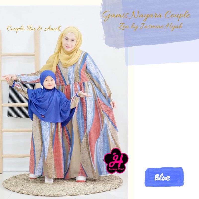 GAMIS COUPLE IBU DAN ANAK ZEA BY JASMINE HIJAB
