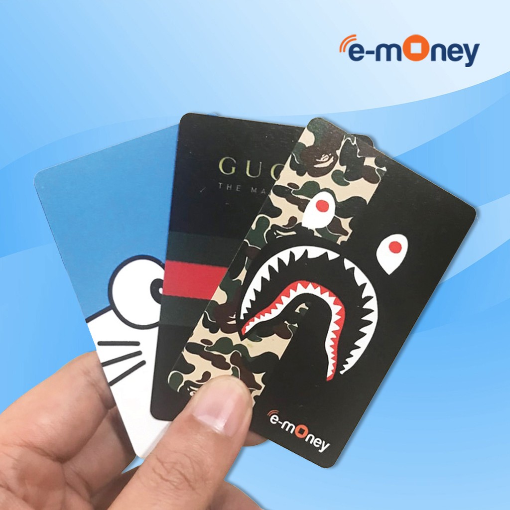 Custom EMONEY Mandiri 1 sisi kualitas terbaik