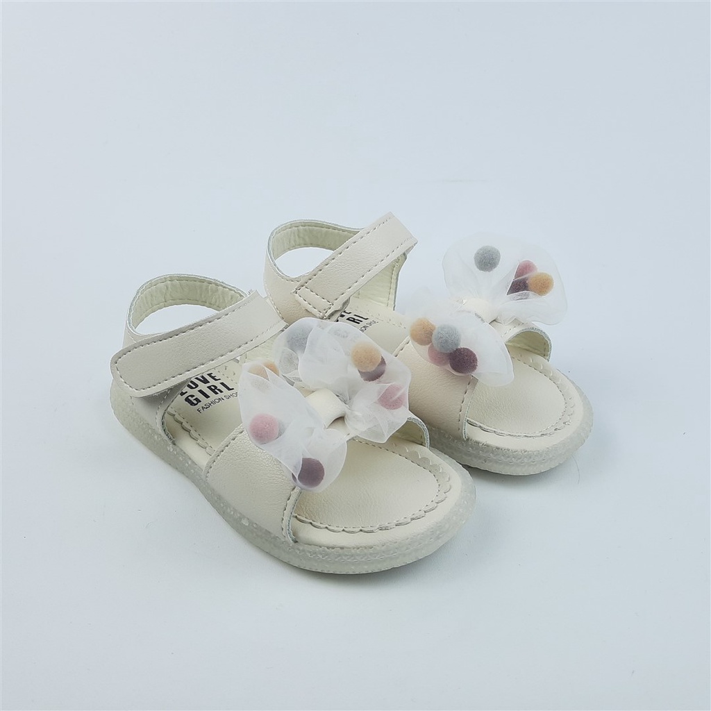 Sandal sepatu anak perempuan pita foam balls Alea kae EH.21.002 26-30