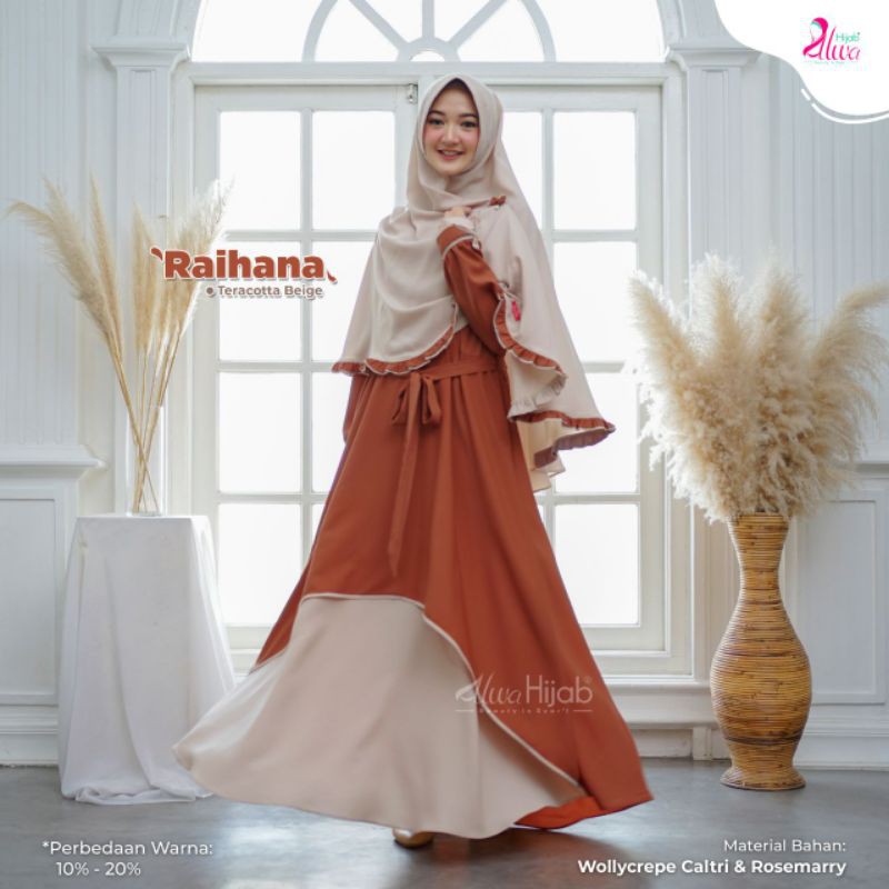RAIHANA Set Gamis Original by Alwa Hijab