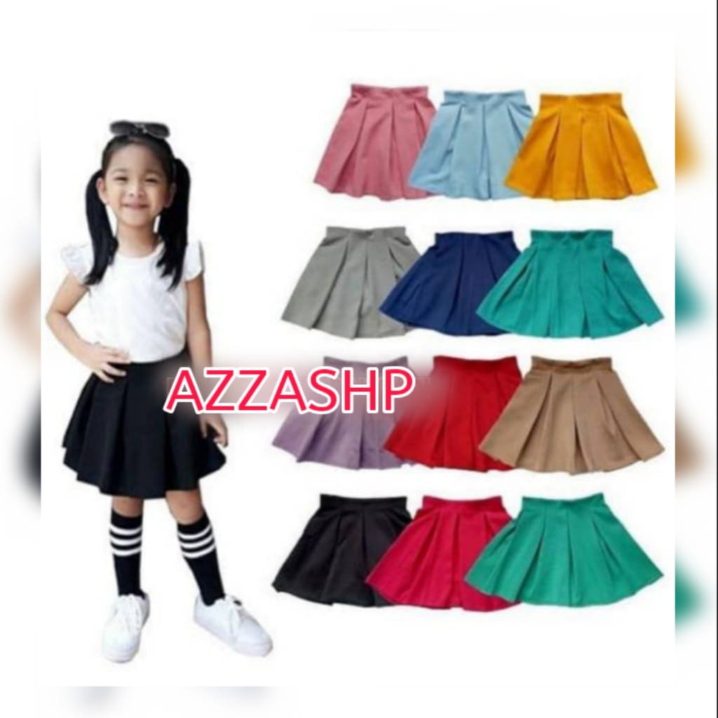 Bubble Skirt/ Rok Rempel Anak Scuba Premium