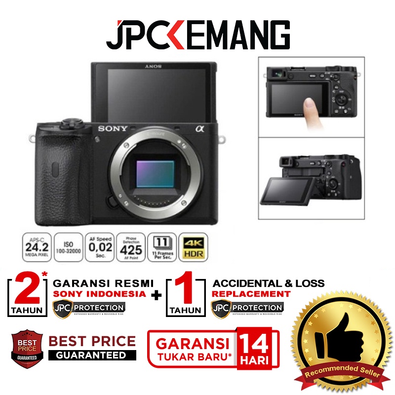 Sony A6600 / Sony Alpha 6600 A6600 / Sony 6600 Body Only Garansi Resmi
