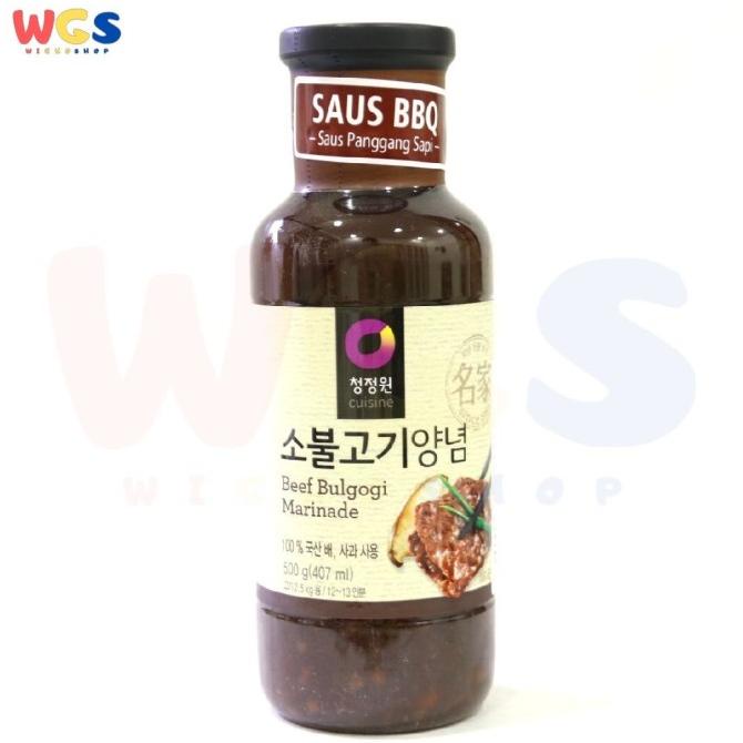 

Chung Jung One Korean Bbq Sauce Beef Bulgogi Marinade 500g 407ml