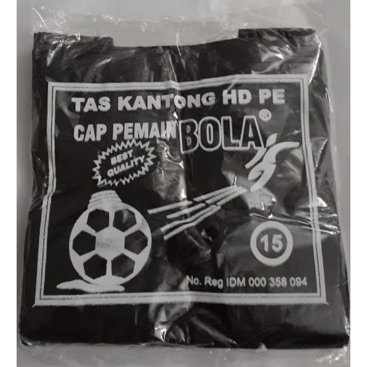 Kantong Kresek 15 Isi +- 40 Lembar Cap Bola