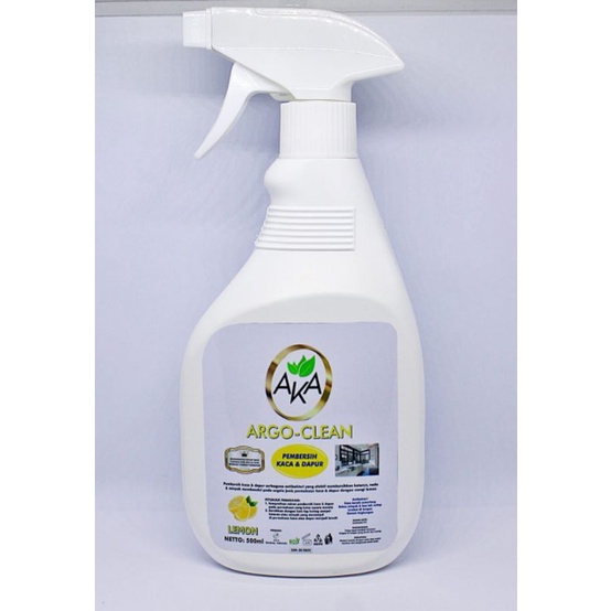 AKA PREMUM ARGO-CLEAN | Pembersih kaca &amp; dapur Spray 500ml