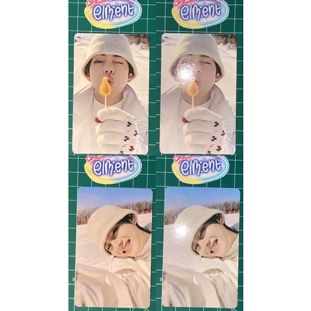 PHOTOCARD PC TAEHYUNG TAE WINTER PACKAGE WP WINPACK DOUBLE SIDE