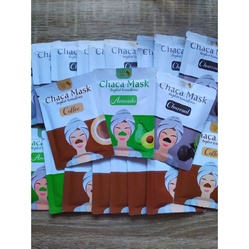 Chaca Mask | Masker Chaca Komedo | Chaca Mask Angkat Komedomu
