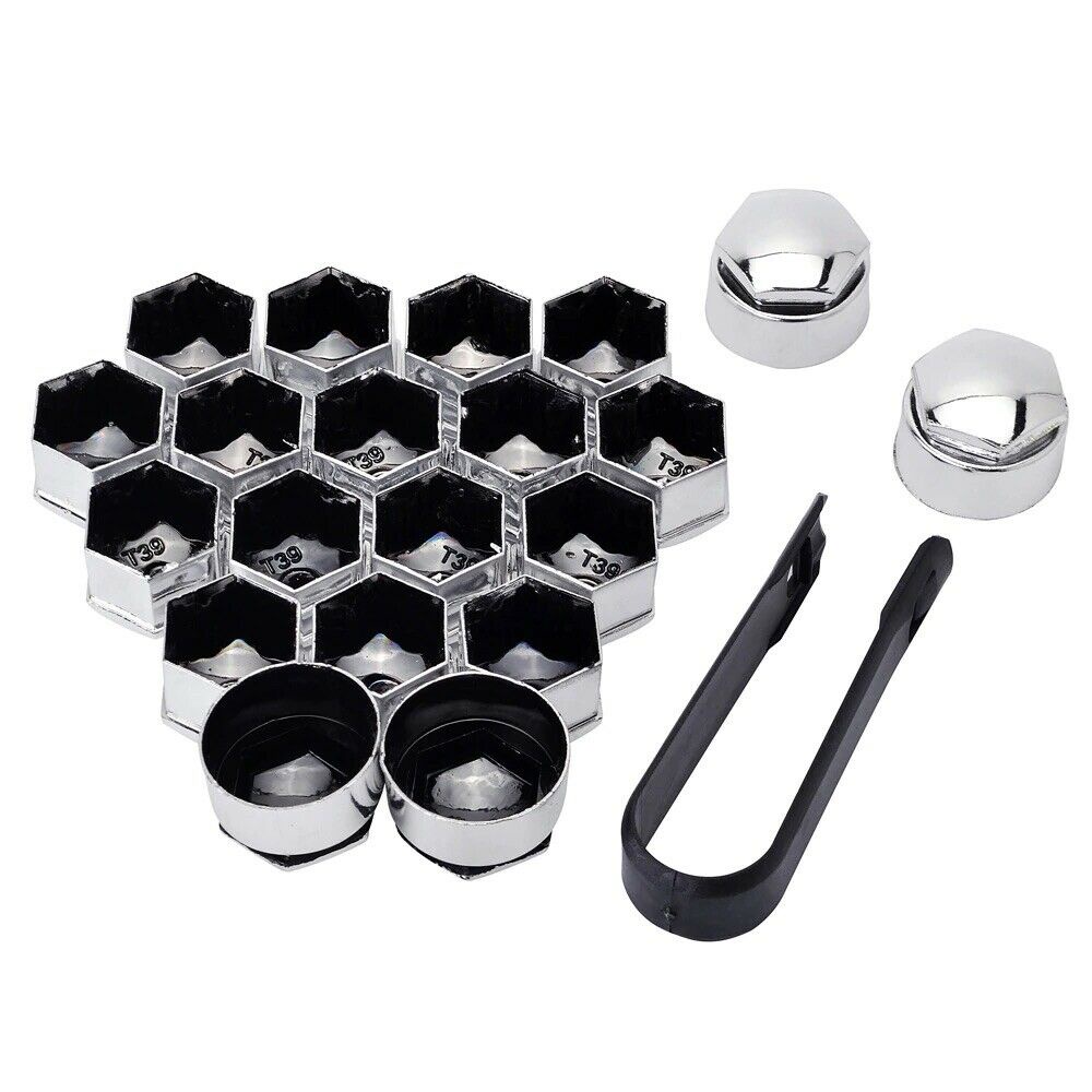 【COD Tangding】19mm Smooth Alloy Wheel Nut Bolt Covers Caps Universal Set For Any Car