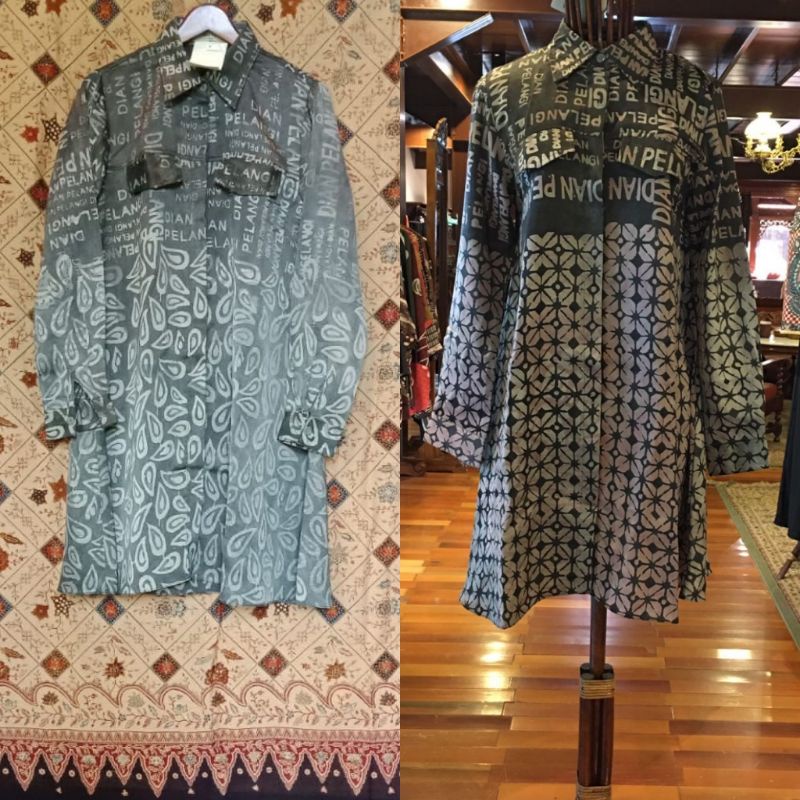 BEST SELLER  Silsim Tunik Tissue by Dian Pelangi LIMITED EDITION Baju Atasan Batik Casual Formal Ker