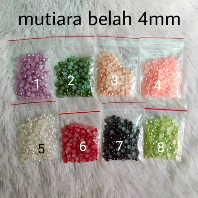 Mutisra belah 4mm