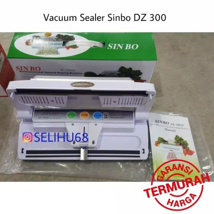 Vacuum Sealer Sinbo Dz 300 Pengemas Plastik Vacum Sealer Makanan