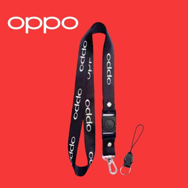 

Lanyard OPPO tali lanyard DISTRO gantungan kunci name tag id card kartu nama / tali lanyard gantungan leher