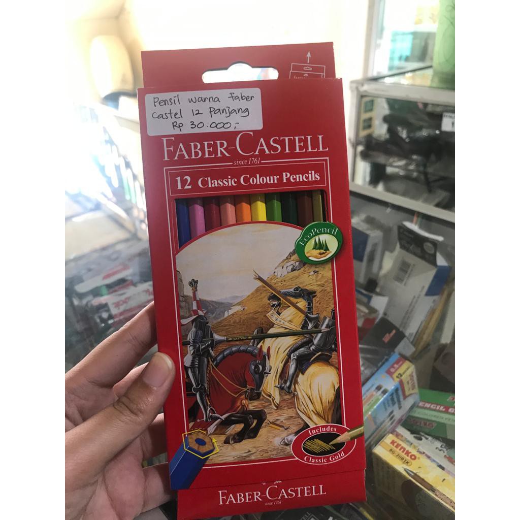 

pensil warna faber castell isi 12 panjang