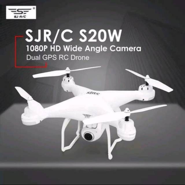 Drone Sjrc S20w N Series Nx5 Double GPS wifi FVP Camera 6mp follow me
