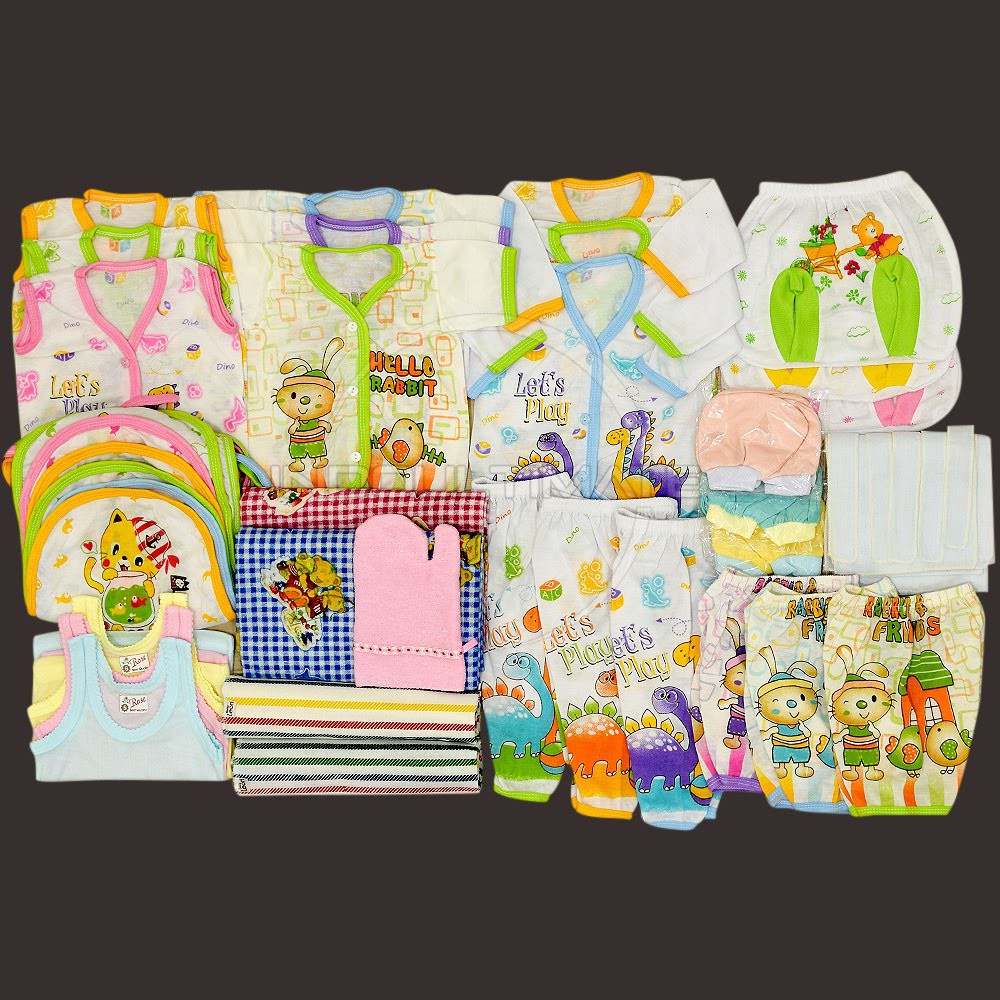 Set Perlengkapan Bayi Baru Lahir Spesial 38pcs SET A Paket Ekonomis Set Kado Bayi Newborn baju bayi