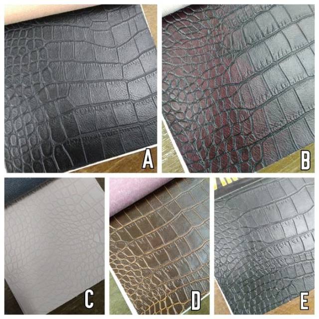 Kulit Oskar Oscar Sofa / Kursi / Jok Sintetis Motif Kulit Buaya - Cardillac