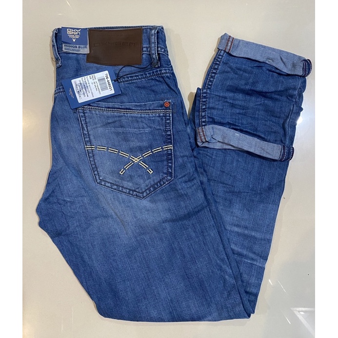 celana oxygen terbaru bahan jeans non-strech (tidak karet) original new produk 449,900