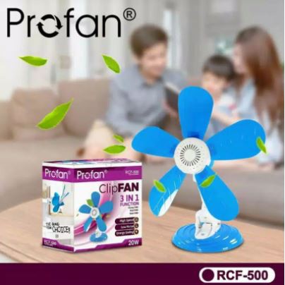 Kipas Jepit PROFAN 3 in 1 - Kipas Duduk Jepit Dinding  - Clip Fan