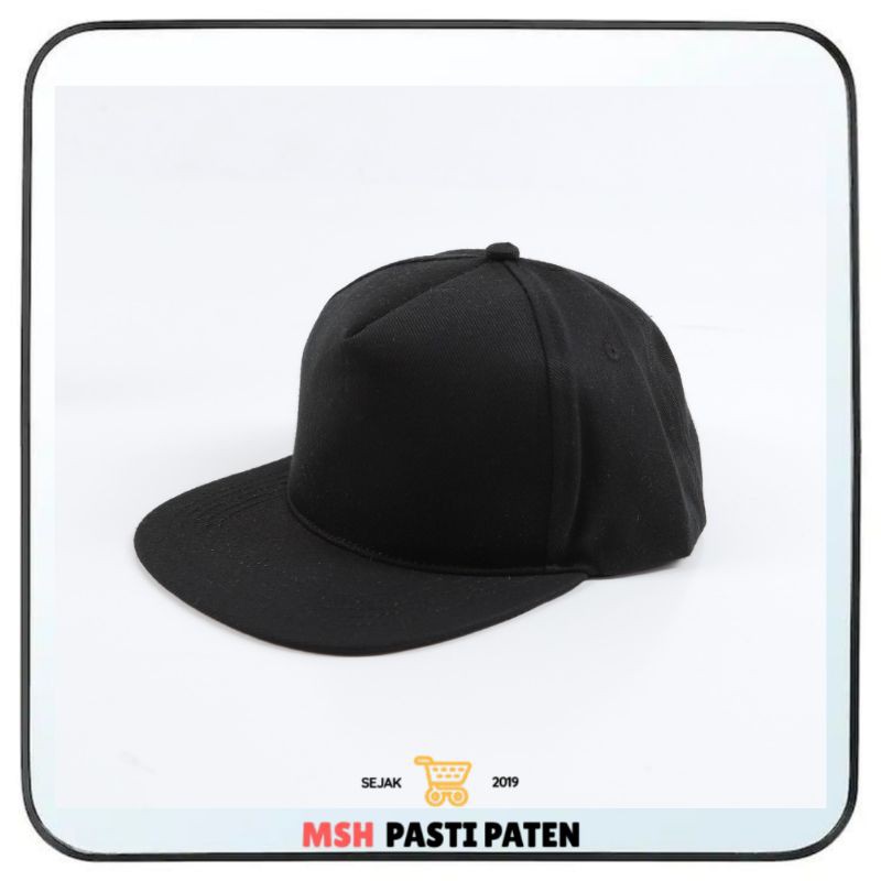 Topi snapbag polos premium unisex