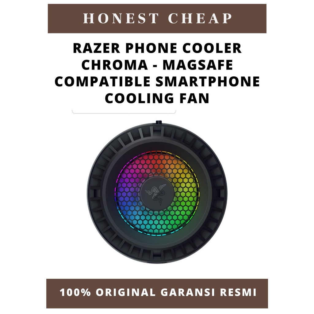 Razer Phone Cooler Chroma - MagSafe Compatible Smartphone Cooling Fan